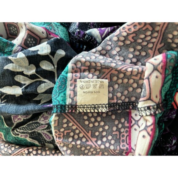 Jaase Floral Maxi Dress - Black and Purple - Picture 8 of 8